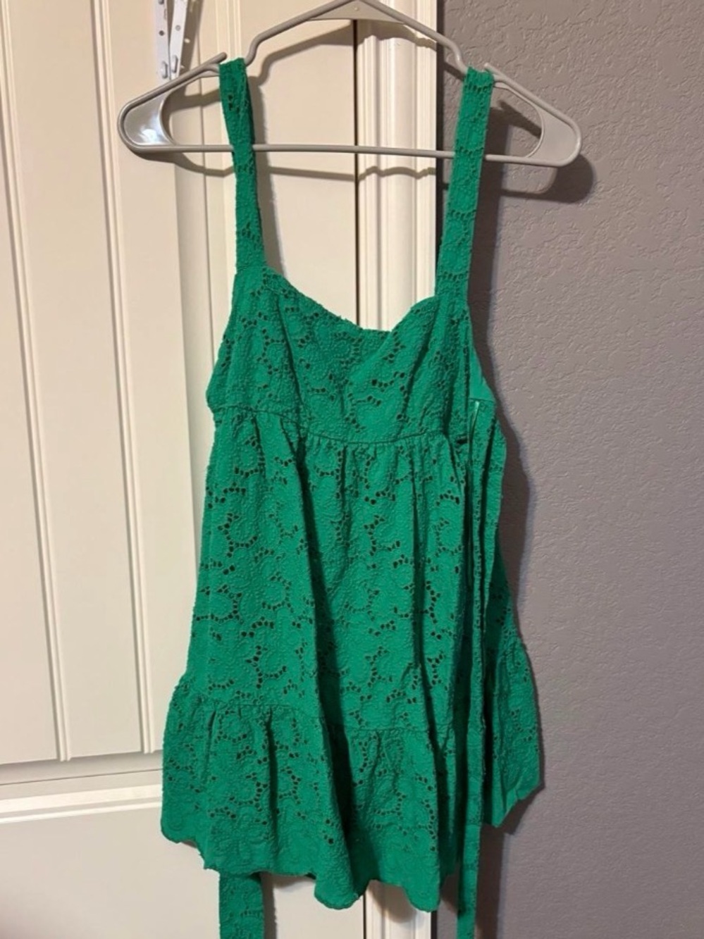 Altar'd State Green Eyelet Dress